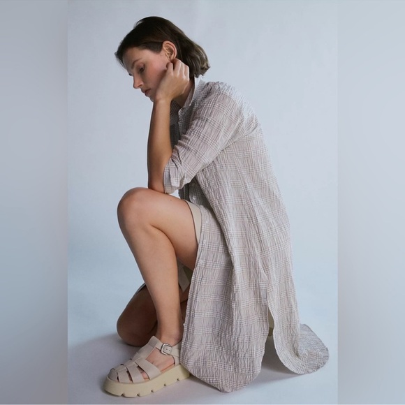 Anthropologie Maeve Maxi Tunic Buttondown - Picture 5 of 8